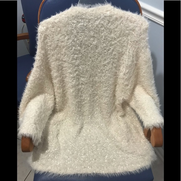 Catherine Malandrino ribbon& eyelash knit cardigan - Picture 14 of 16